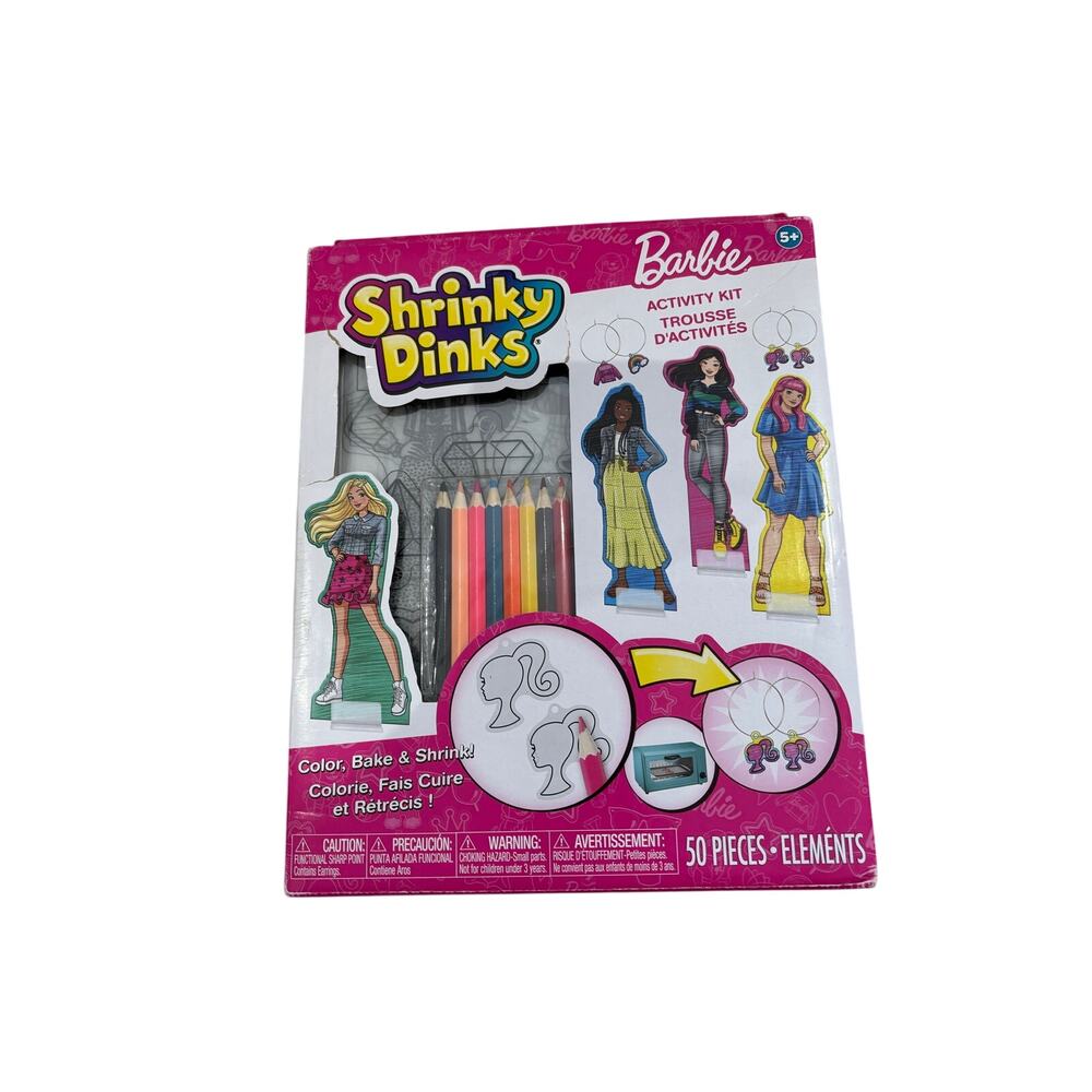 Barbie Shrinky Dinks kids creative activity craft nwt
